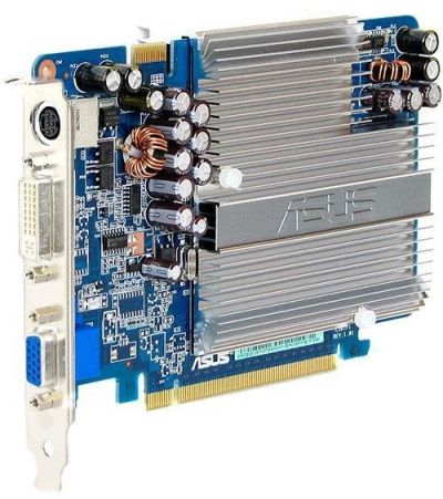Лот: 11655571. Фото: 1. Видеокарта ASUS EN7600GS 256mb... Видеокарты