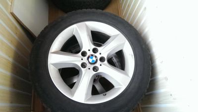 Лот: 8810598. Фото: 1. R18 BMW стиль 210 стояли на X5... Шины на дисках