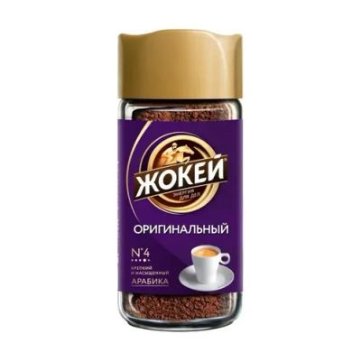 Лот: 18931087. Фото: 1. Кофе Жокей натуральный растворимый... Чай, кофе, какао
