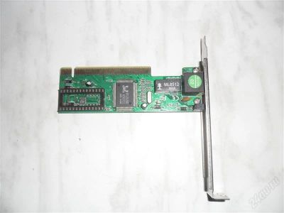 Лот: 1187142. Фото: 1. Сетевая карта PCI ML 8512. Сетевые карты