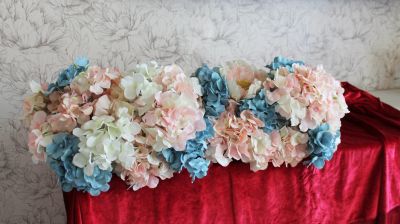 Лот: 11686173. Фото: 1. Готовая композиция из искусственных... Свадебная атрибутика и декор
