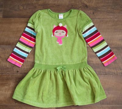 Лот: 9465641. Фото: 1. Платье Gymboree 4-5 лет// велюр... Платья, сарафаны