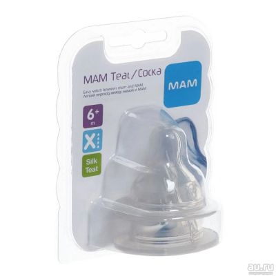 Лот: 9948432. Фото: 1. соска насадка MAM 6+ Teat X 2шт... Всё для кормления