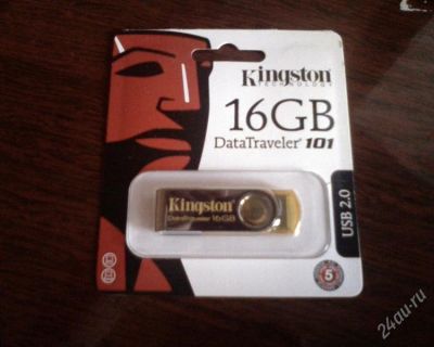 Лот: 895905. Фото: 1. KINGSTON DATA TRAVELER 101 16GB... USB-флеш карты