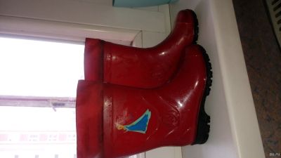 Лот: 13221851. Фото: 1. Резиновые сапожки с Эльзой. Сапоги