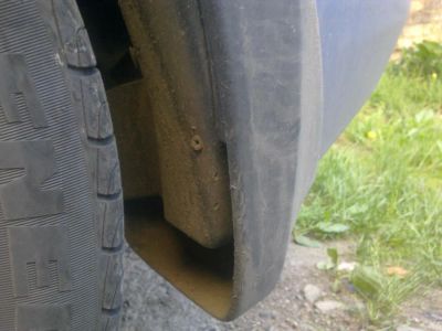 Лот: 10051772. Фото: 1. Задние брызговики на Subaru Impreza. Кузов
