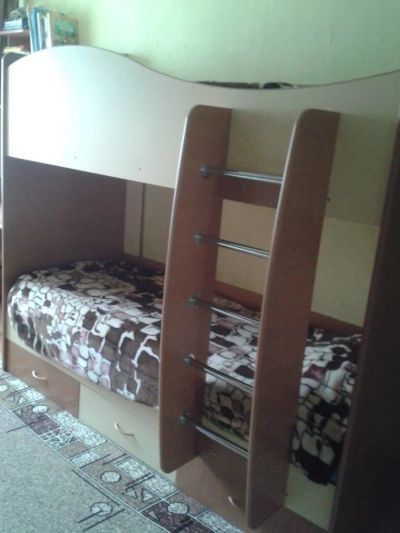 Лот: 9908907. Фото: 1. Кровать двухярусная. Детские кровати и кроватки