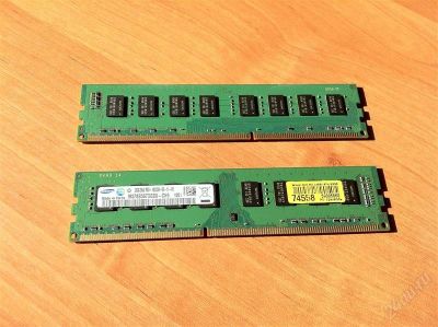 Лот: 1728115. Фото: 1. Комплект ОЗУ Samsung 2GB 2Rx8... Оперативная память