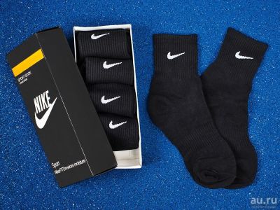 Лот: 12687732. Фото: 1. Носки длинные Nike - 5 пар (8002... Носки