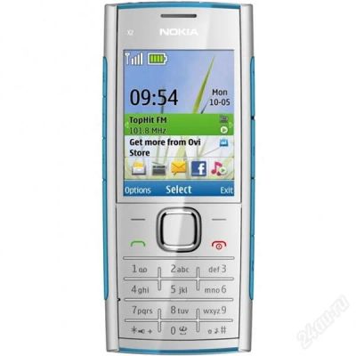 Лот: 866895. Фото: 1. Nokia X2-00 Blue. Кнопочные мобильные телефоны