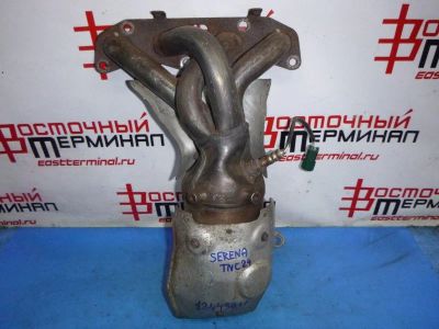 Лот: 14273715. Фото: 1. Коллектор выпускной NISSAN SERENA... Двигатель и элементы двигателя