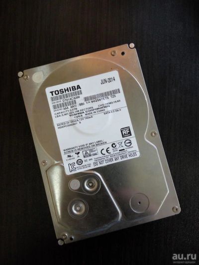 Лот: 9888905. Фото: 1. Toshiba DT01ACA200 2000 Gb жёсткий... Жёсткие диски