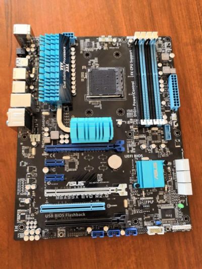 Лот: 12074483. Фото: 1. Материнская плата ASUS M5A99FX... Материнские платы