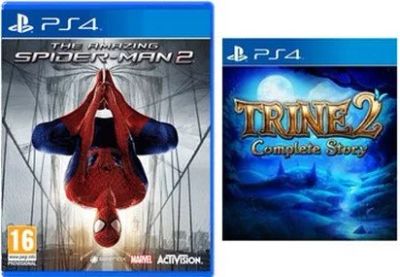 Лот: 4463299. Фото: 1. The Amazing Spider-Man 2 + Trine... Игры для консолей