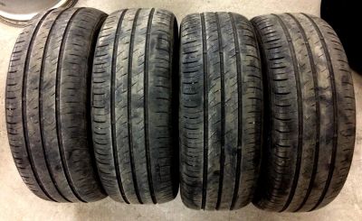 Лот: 15240649. Фото: 1. Комплект летних шин Kumho EcoWing... Шины