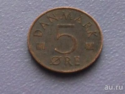 Лот: 13337060. Фото: 1. Монета 5 эри пять оре ере Дания... Европа