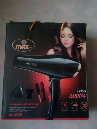 Лот: 13903111. Фото: 1. Фен профессиональный MAX BRA N0-8820... Другое (домашний быт)