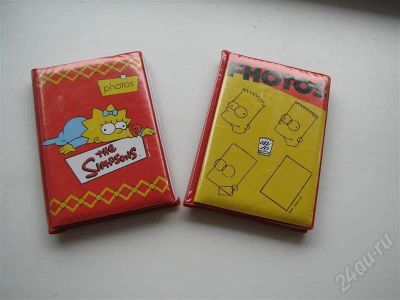 Лот: 469306. Фото: 1. 2 фотоальбома Simpsons 9х15 (32... Другое (фото, видеокамеры, оптика)