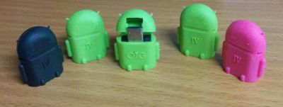 Лот: 6199197. Фото: 1. USB OTG microusb Android робот... Дата-кабели, переходники