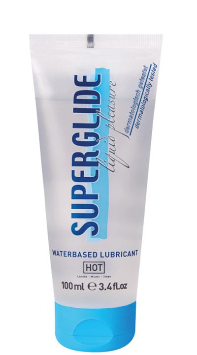 Лот: 24245759. Фото: 1. Лубрикант Hot Superglide на водной... Интимная косметика, смазки