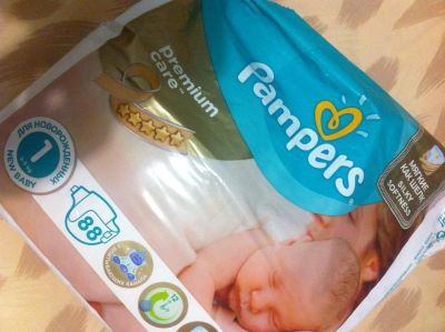 Лот: 11509748. Фото: 1. Pampers Premium Care 1 для новорожденных... Детская гигиена