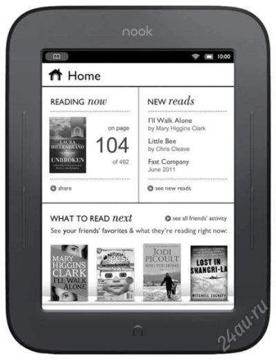 Лот: 2469549. Фото: 1. Barnes and Noble nook Simple Touch... Электронные книги