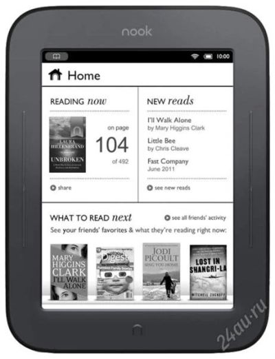 Лот: 1450891. Фото: 1. NOOK Simple Touch. Электронная... Электронные книги