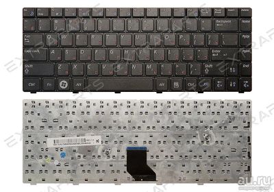 Лот: 16347743. Фото: 1. Клавиатура SAMSUNG R518 (RU) черная... Клавиатуры для ноутбуков