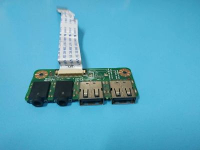 Лот: 16424140. Фото: 1. Б/У плата с разъемами USB, Audio... Печатные платы