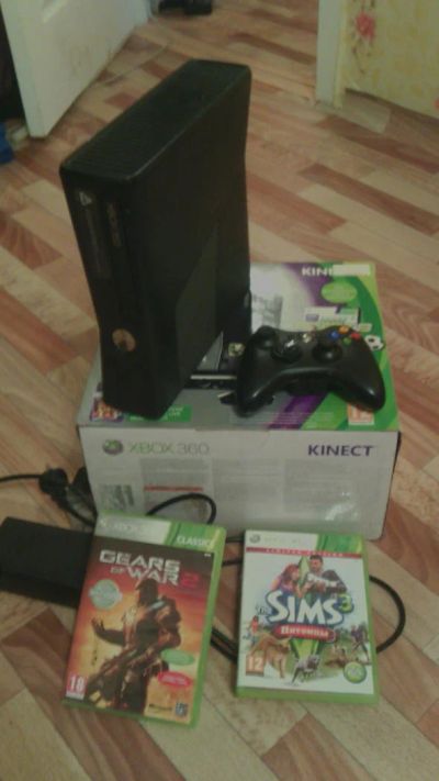 Лот: 5466396. Фото: 1. Xbox 360 slim 250GB. Игровые приставки, консоли