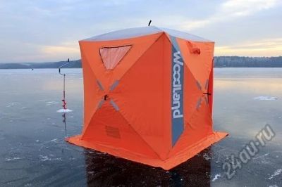 Лот: 17889665. Фото: 1. Палатка зимняя куб WOODlAND ICE... Палатки, тенты