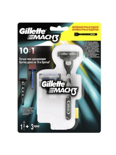 Лот: 10633577. Фото: 1. Gillette Mach3, оригинал, новый... Уход за лицом 