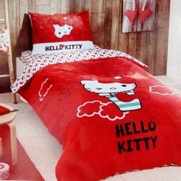 Лот: 19034738. Фото: 1. КПБ (TAC DISNEY) "HELLO KITTY... Постельное бельё