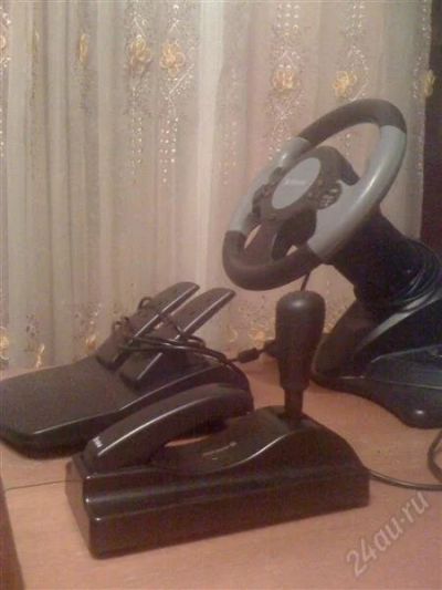 Лот: 1381901. Фото: 1. Руль Defender с педалями и кпп. Рули, джойстики