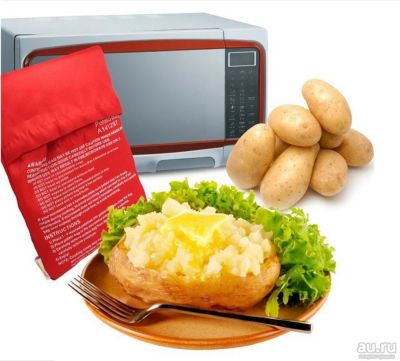 Лот: 16057103. Фото: 1. Мешочек для запекания картофеля... Для микроволновых печей