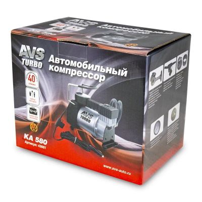 Лот: 25717085. Фото: 1. Компрессор автомобильный AVS KA580. Компрессоры автомобильные, шинные насосы