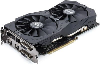 Лот: 24914694. Фото: 1. Видеокарта ASUS AMD Radeon RX... Видеокарты