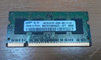 Лот: 2194086. Фото: 1. Samsung 1Gb 2Rx16 PC2-6400S -... Оперативная память