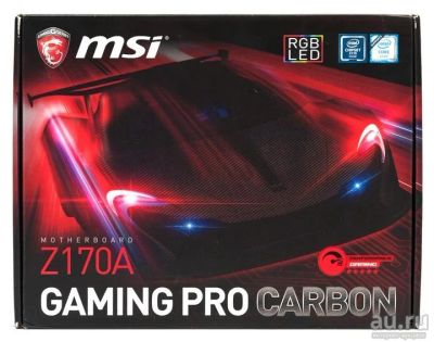 Лот: 9183905. Фото: 1. MSI Z170A gaming PRO carbon Новая... Материнские платы