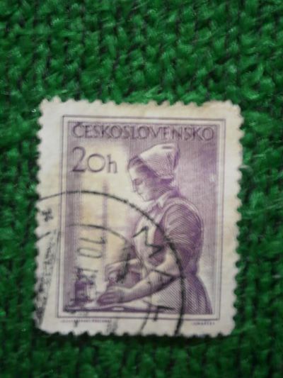 Лот: 9420037. Фото: 1. Почтовая марка, Чехословакия. Марки