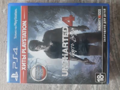 Лот: 24877724. Фото: 1. Uncharted 4. Игры для консолей