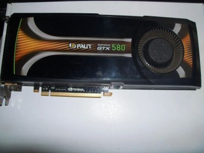 Лот: 8615784. Фото: 1. Palit GTX 580 1536M GDDR5 384B... Видеокарты