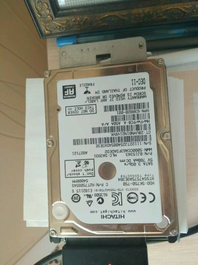 Лот: 11641034. Фото: 1. Жёсткий диск для ноутбука hitachi... Жёсткие диски (HDD)