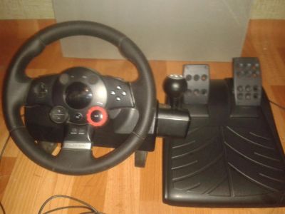 Лот: 3962328. Фото: 1. Руль Logitech Driving Force GT... Рули, джойстики
