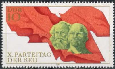 Лот: 19477878. Фото: 1. 1981. ГДР. 10-й съезд СЕПГ... Марки
