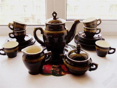 Лот: 1819735. Фото: 1. Чайный сервиз на 6 персон. Сервизы, наборы посуды