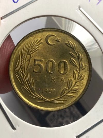 Лот: 19402459. Фото: 1. Турция 500 лир, 1991. Ближний восток