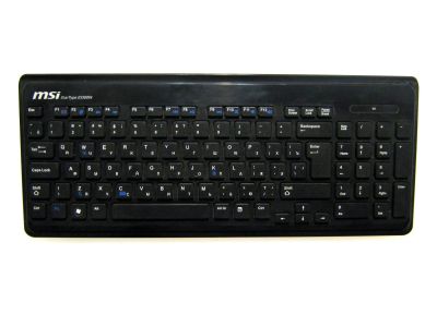 Лот: 20065655. Фото: 1. MSI ES500W(Black), беспроводная... Клавиатуры для ноутбуков