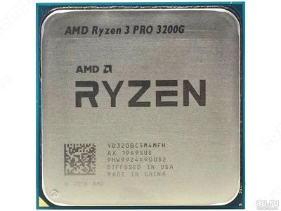 Лот: 17850543. Фото: 1. AMD Ryzen 3 PRO 3200G (4 ядра... Процессоры