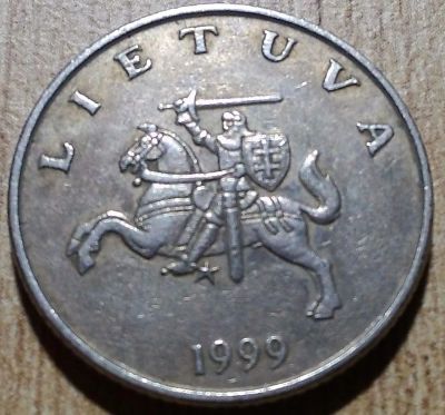 Лот: 10626248. Фото: 1. 1 лит 1999. Страны СНГ и Балтии